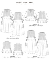 Women's Garden Dress + Blouse PDF Pattern