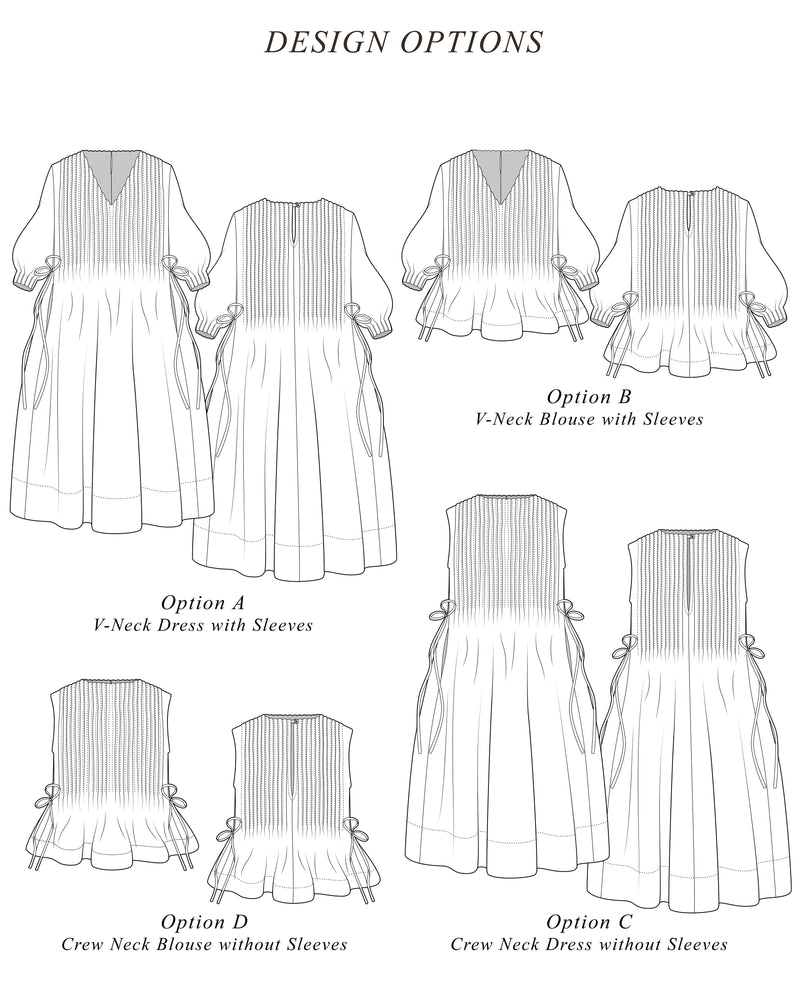 Women's Garden Dress + Blouse PDF Pattern